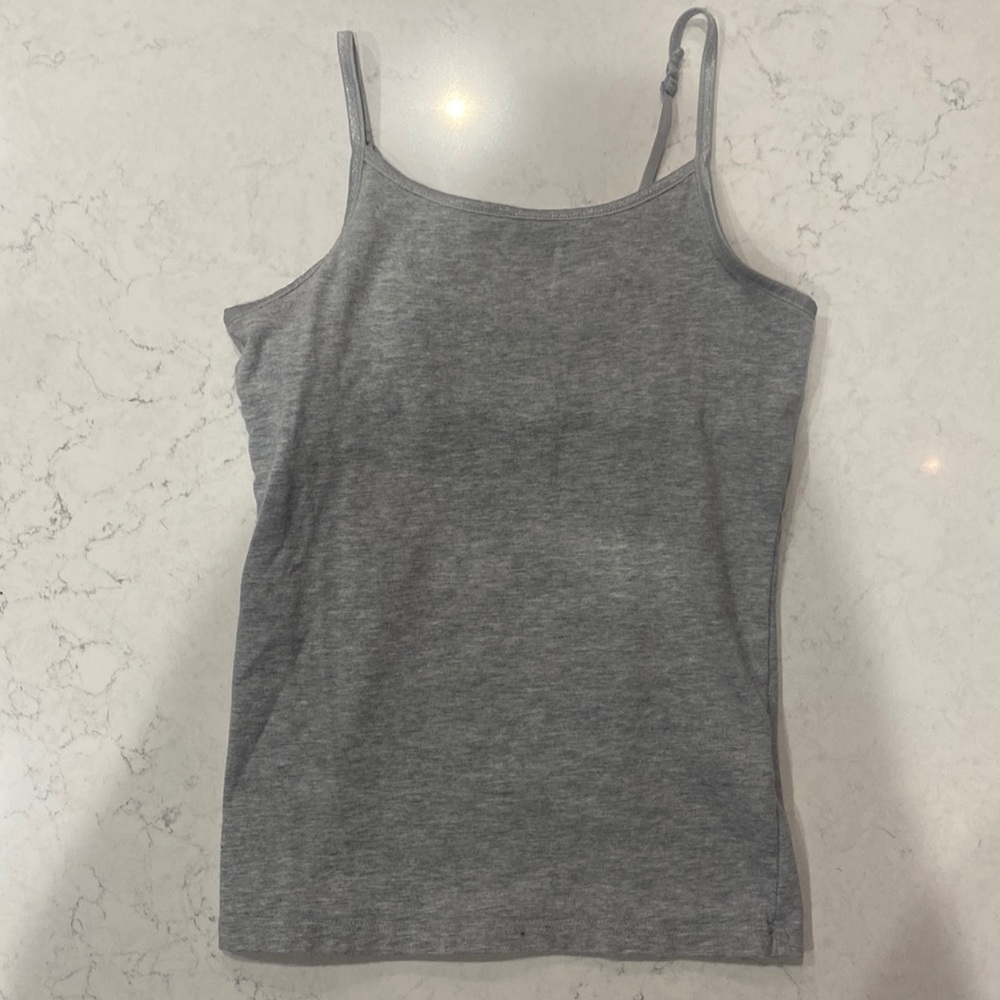 SO Fitted Grey Tank Top